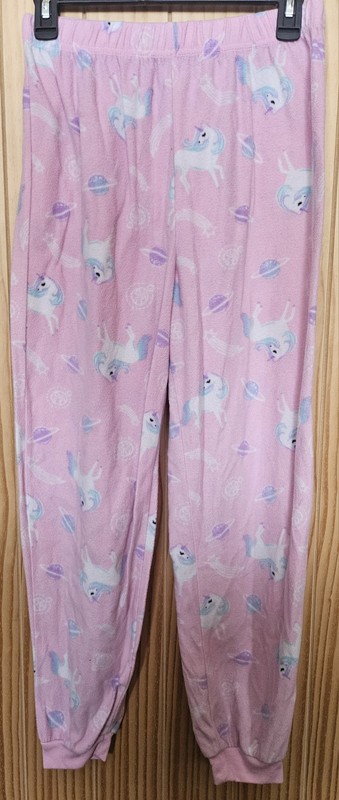 Cuddi Duds XL GIRLS Fleece PAJAMAS BOTTOMS Unicorn