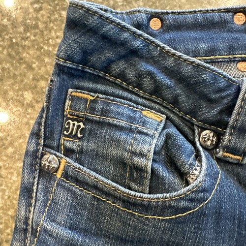 Miss Me Womens Size 28x31 Mid Rise Skinny Medium Wash Blue Jeans (31x30) - Picture 7 of 11
