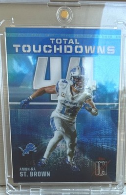 Topps 2025 Signature Class Zone Out Total TD Amon-Ra St. Brown ZO-2 5/5