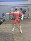 VTG 1996 Power Rangers Zeo Ranger I Pink Shield Spinning Action COMPLETE WORKS