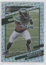 2021 Panini Donruss Optic Rocket Prizm Marcus Maye #74 05fj