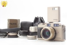 2Lens MINT Contax G1 Green Label Film Camera Planar 35 45mm TLA 140 From JAPAN