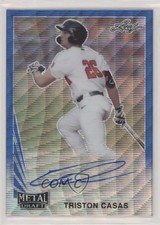 2021 Leaf Metal Draft 1990 Blue Wave 13/20 Triston Casas #LA-TC1 Auto uk2