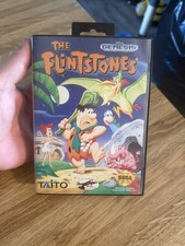 Sega Genesis Flintstones Game Complete Nr Mint Rare !!