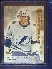 2024-25 Premier Declan Carlile Gold Rookie /199 + Lot Of Lightning Cards