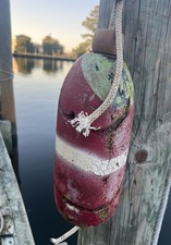 Old Crab Fish Pot Trap Floats Buoys Nautical Coastal Shabby Decor OBX Authentic