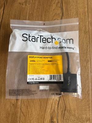 StarTech DisplayPort to DVI Video Adapter DP2DVI2 BRAND NEW