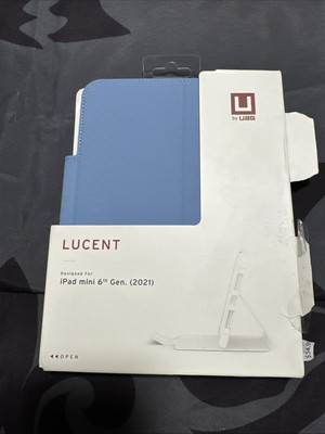 Urban Armor Gear UAG Lucent Folio Case iPad Mini 6th Gen (2021) Cerulean (Blue)