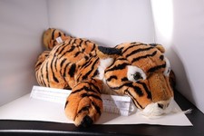 FAO SCHWARZ Orange Tiger Large Plush Realistic Stuffed Toy RARE HTF