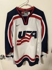 Nike USA Hockey 2002 Olympics Jersey XL - MiC 