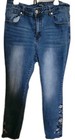 Womens Lamingals 2XL Flamingo Jeans MidRise Embroidered Legs Y2K Retro Vibe 90s — photo 1