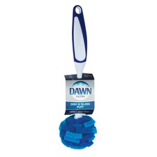 Dawn Ultra Puff Glassware and Dish Cleaning Brush Pack of 1, White