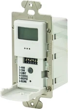 Timer, In-Wall, Digital, White 