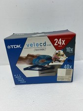 TDK VELOCD CD REWRITEABLE DRIVE 24x Write OPEN BOX 10x Rewrite burner AI 241040