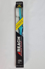 Vintage Reach Advanced Toothbrush Green Full Head Soft Bristles Movie Prop Retro