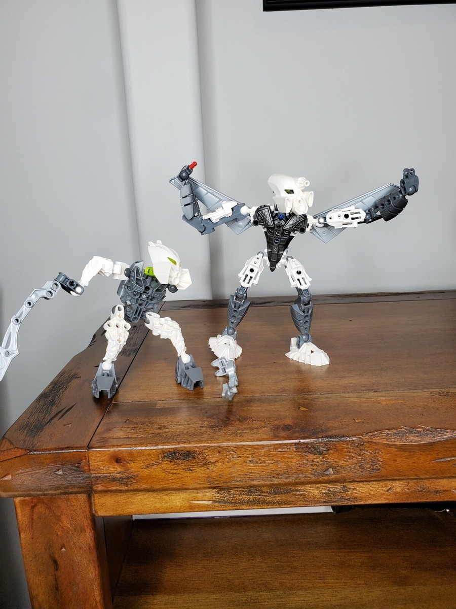 Kokekokko　Blamink2枚 Lego Bionicle Solek 8945 & Kopaka 8685 Phantoka Toa Nuva Warrior