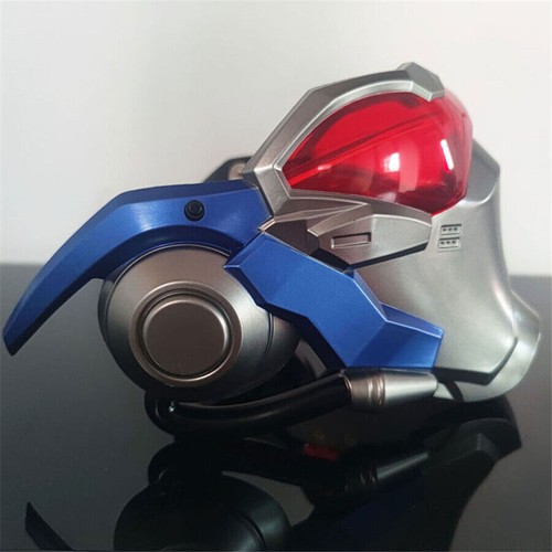 Game Overwatch Soldier 76 Mask Jack Morrison ABS Mask W/LED Light Cosplay Props - Picture 5 of 8