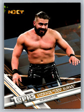 Andrade Cien Almas 2017 Topps WWE Then Now Forever Bronze Parallel #166