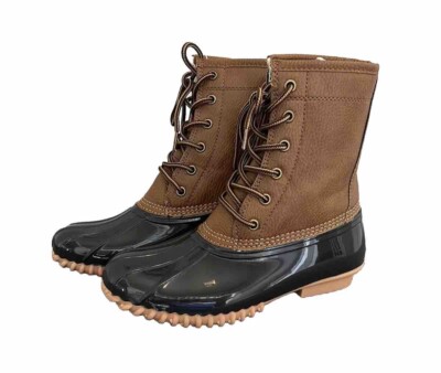 Sporto Boots Initial Duck Boots SPORTO Women's Brown Pebble