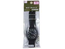 New Daiso Mili Watch Black Unopened Japan Limited Rare Wristwatch military 1pcs