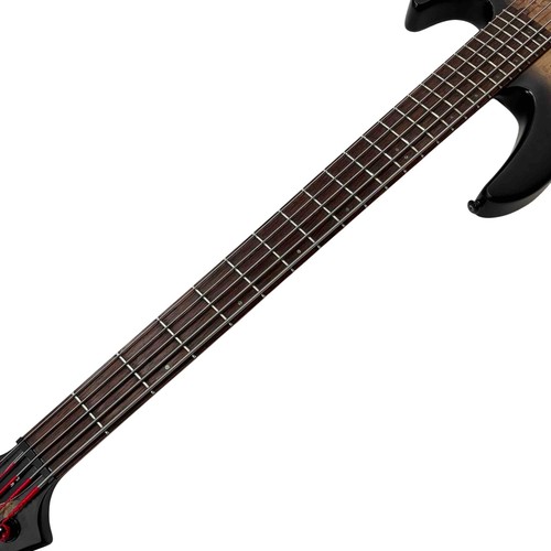 ESP LTD D-5 Black Brown Burst 5-String Right-Handed Electric Bass Guitar - Picture 6 of 16