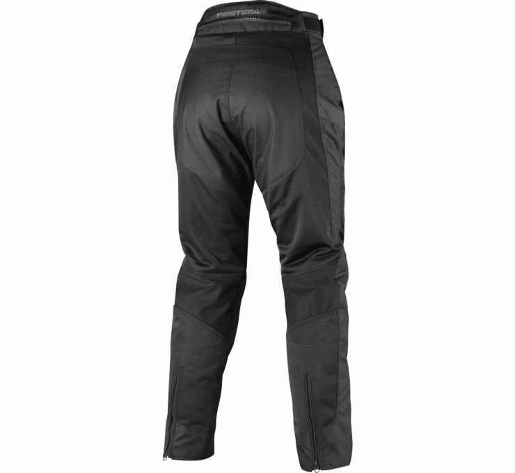 Pantalones de moto FirstGear Contour Air textiles negros para mujer tallas 10 y 14 Foto 2 de 2