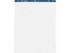 Business Source Standard Easel Pads Plain 27"x34" 50 Sheets 4/CT White 38205