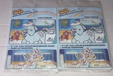 1983 Presto Magix My Little Pony Rub On Transfers-2 MINT/SEALED sets