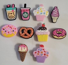 10 pcs. Food Shoe Charms For Crocs