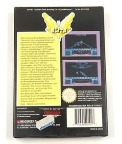 Elite Videospiel f&uuml;r NES mit Box und Handbuch in sehr gutem Zustand (NOE)