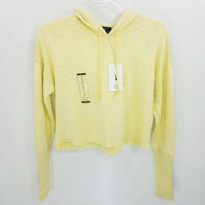 yellow nike crop hoodie