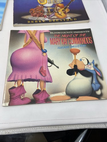 Lot of 4 Books Bloom County by Berke Breathed Cartoon Comic Funnies Sundays - Picture 8 of 22