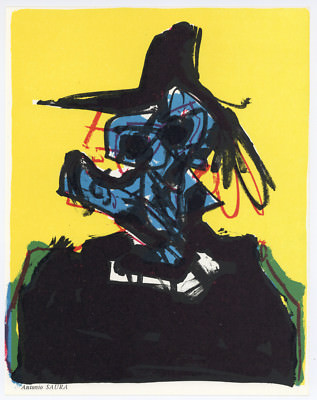 Antonio Saura Original Lithographie