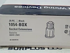 NEW Cooper 1054-BOX Socket Extension Adapter 250V 660W Quantity 25