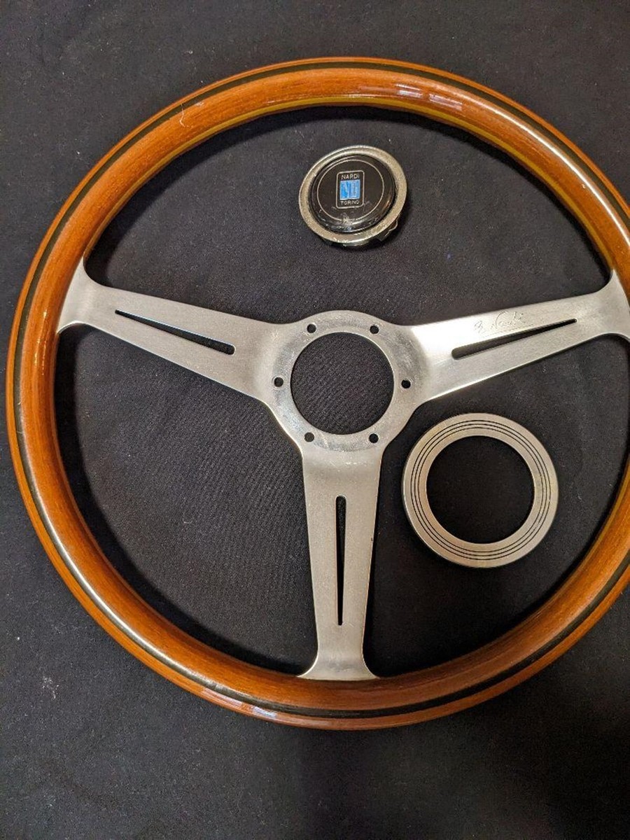 パーツ Nardi Classic Wood Nardi Classic Wood 360mm Steering Wheel w/ Flat Spokes - JHPUSA