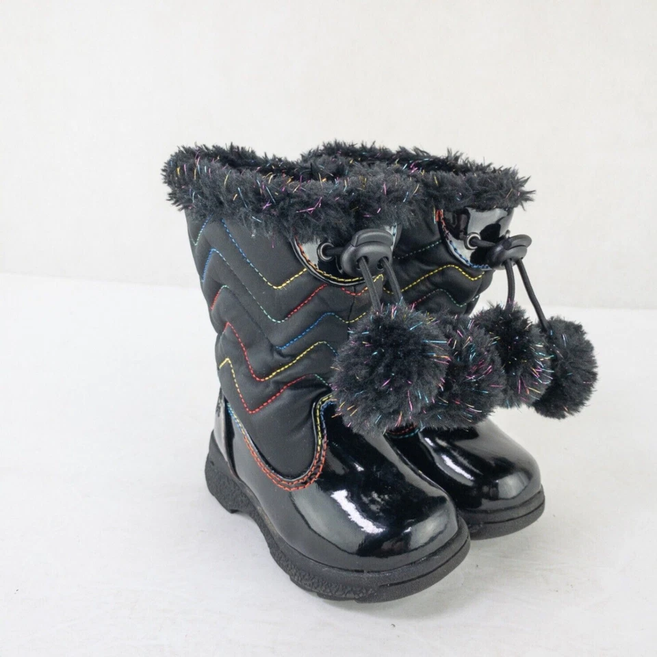 Totes Botas Niño Pequeño 5 M Negro Invierno Imitación Piel Botas Exterior Niños Zapatos Foto 2 de 4