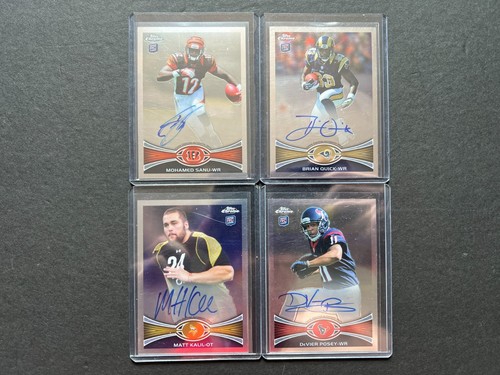 2012 Topps Chrome NFL Football Rookie RC Auto Set (100% COMPLETE - x45 Cards) - Picture 8 of 12