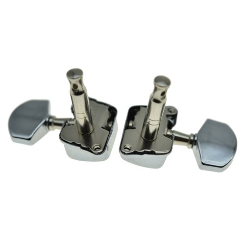KAISH 3L3R Semi Closed Guitar Tuning Keys for Acoustic/Electric Guitars Chrome - Picture 7 of 10