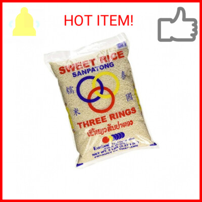 Sweet Rice Sticky Rice Dragonbrand Thai Sticky Rice (Sweet Rice) 5 Lbs | eBay