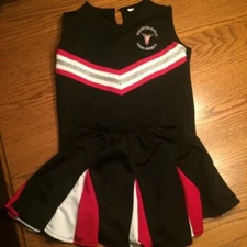 Young champions cheerleading uniform Skirt Long Sleeve body suit and vest