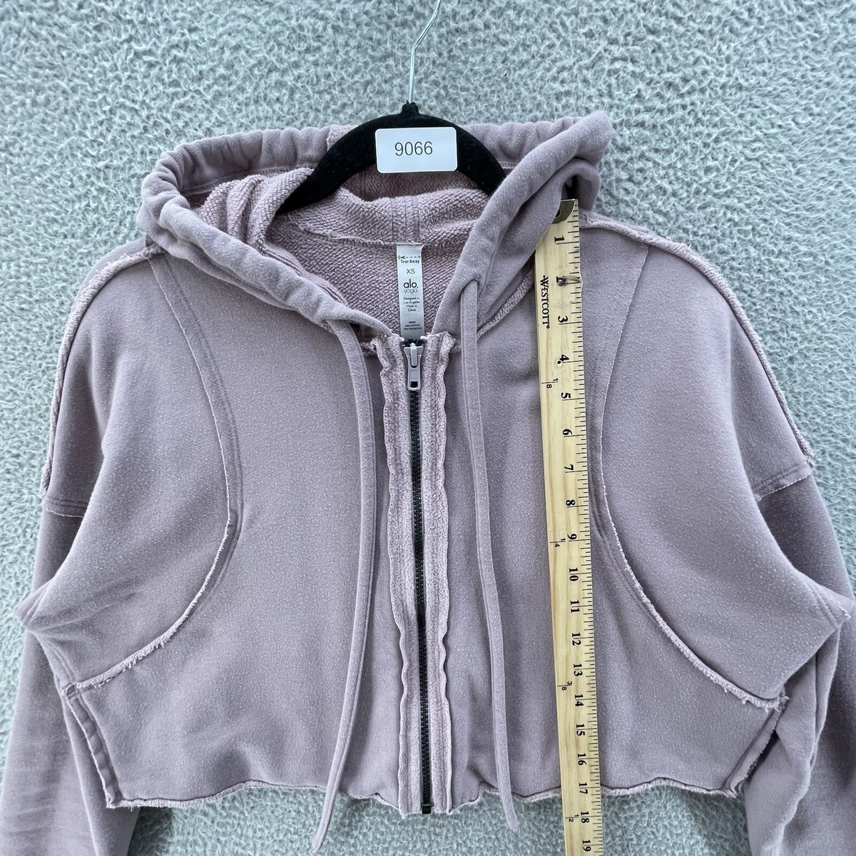Alo Yoga Cruiser Jacket Women Extra Small Blush Pink Cropped