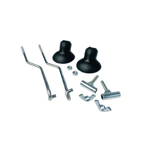 F.A. PORTAPACCHI ANTERIORE CROMATO PER PIAGGIO VESPA PX 125 150 200 - Foto 3 di 4