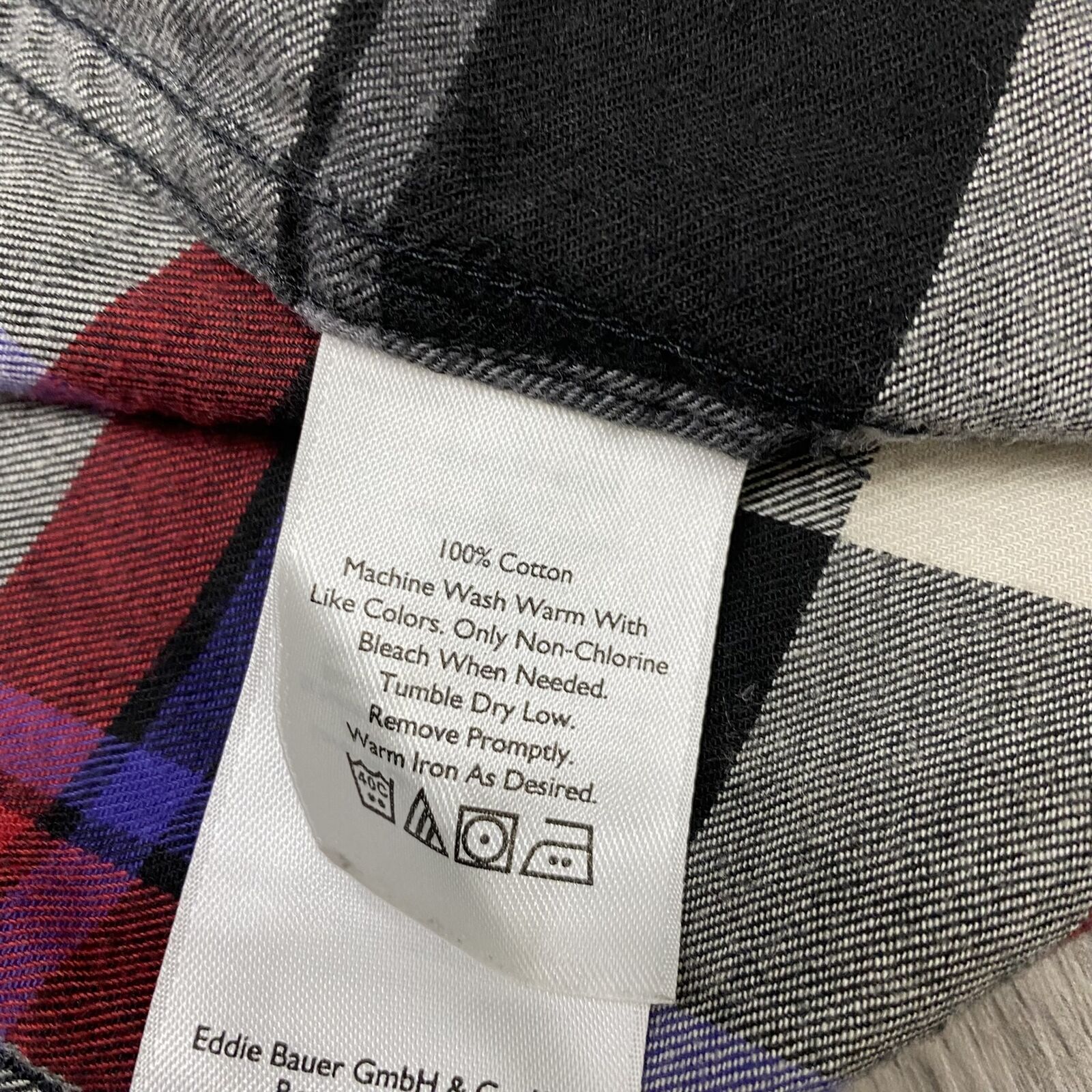 EDDIE BAUER Button Down Collared Multi Color Plai… - image 12