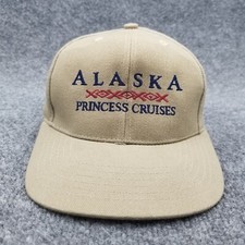 Alaska Princess Cruises Hat Cap Youth Beige Strap Back Child Adjustable