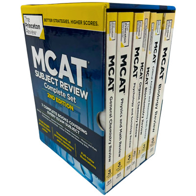 Princeton Review MCAT Subject Review Complete Box Set, 2nd Edition - LIKE NEW