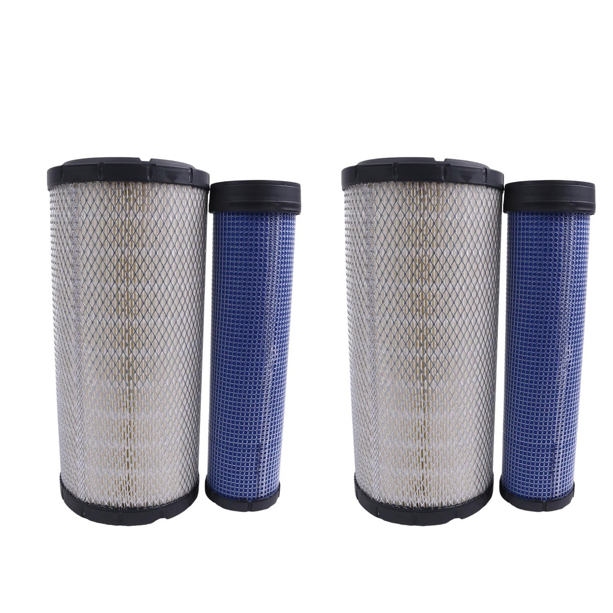 2X Air Filter Set For Wix 46562 46569 10733180 10733181 AH828889