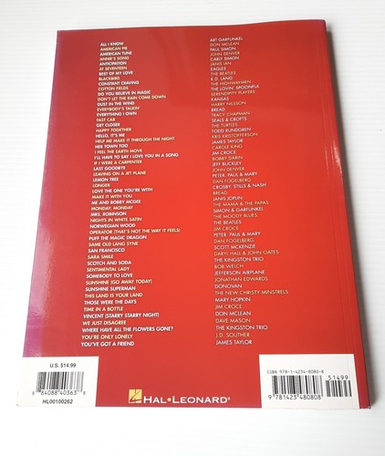 E-Z Play Today 82 The Big Book of Folk Pop Rock Hal Leonard Sheet Music - Picture 2 of 12