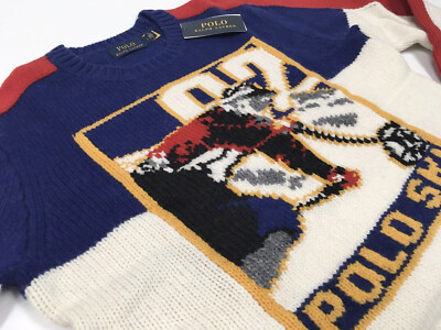90s ラルフローレン RL67 SNOW BEACH ハンドニット セーター 90s ラルフローレン RL67 SNOW BEACH ハンドニット セーター