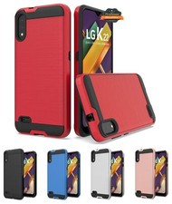 For Samsung Galaxy Note 20 Case Hybrid Rugged Brushed Metal Shock Armor Cover