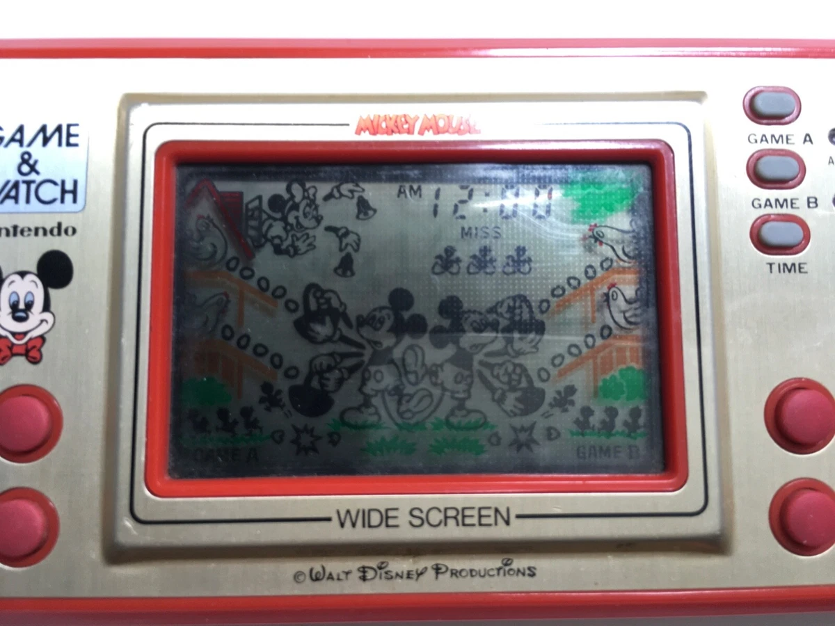 Nintendo Game Watch Mickey Mouse 1981